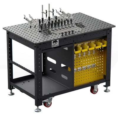 Rhino Cart 1200x750x16mm darbastalis su 66 dalių rinkiniu