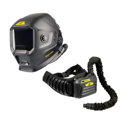 ESAB SENTINEL A70 AIR PRO su EPR-X1.1 PAPR oro filtravimo sistema
