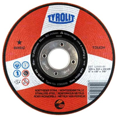 TYROLIT WA46-BF Classic Touch 125 x 3.0 x 22.2 