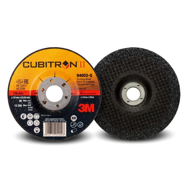3M Cubitron II T27 125x7x22.2mm šlifavimo diskas
