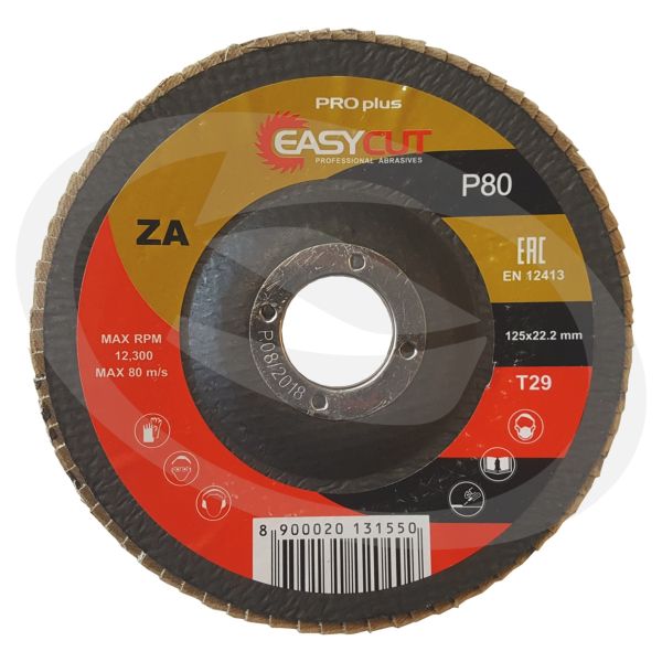 EASYCUT P80 ZA T29 125x22.2mm 