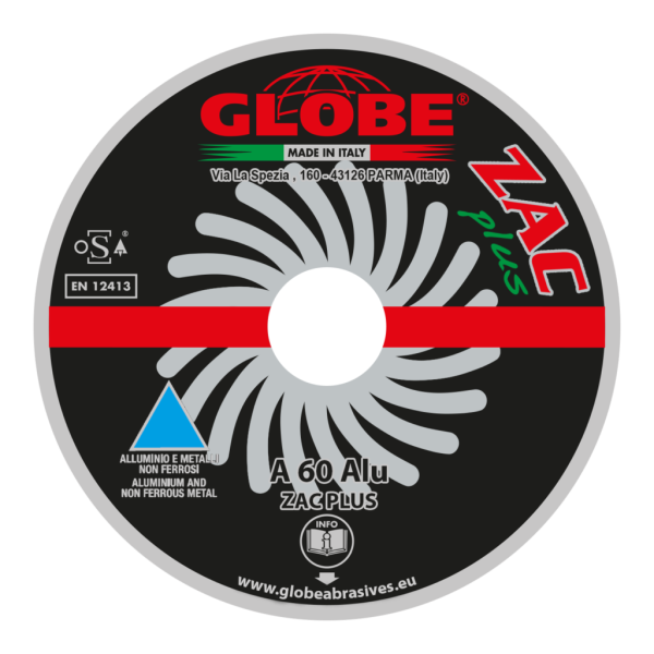 GLOBE ZAC Cutting Disc A-60-Alu 150x1.6x22.2 Aliuminiui 