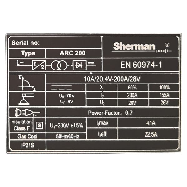 Sherman ARC 200C 