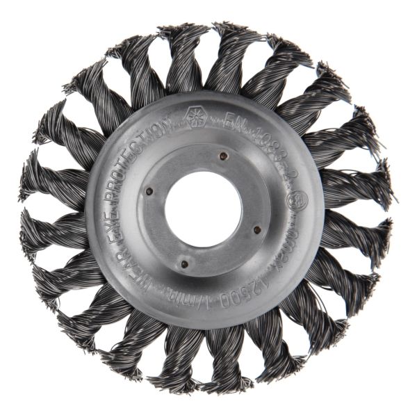 OSBORN dratinis šlifavimo šepetys D125x12, 22.2mm T27