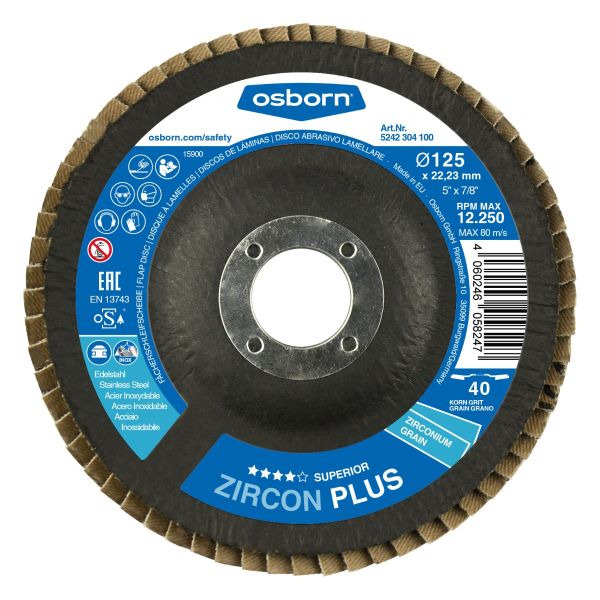 OSBORN ZIRCON PLUS 40 Superior T29 125x22.23mm